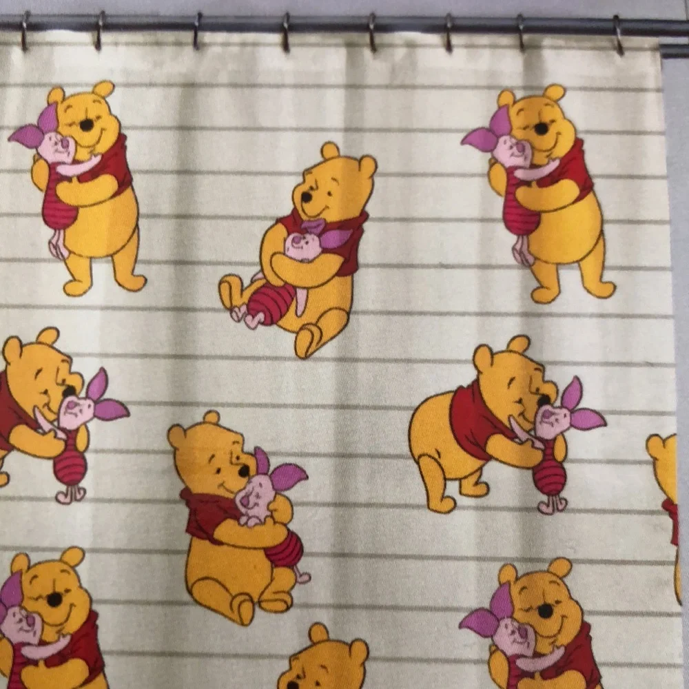 Disney Winnie the Pooh and Piglet Shower Curtain Set